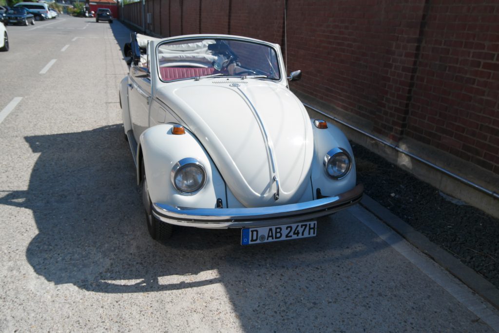VW Käfer Cabrio Front-Seite
